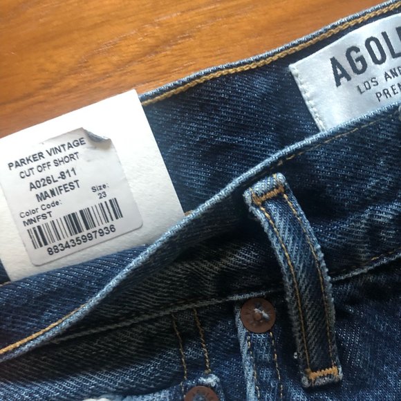 AGOLDE Parker Vintage Cut Off Short- Size 23 - Picture 2 of 3